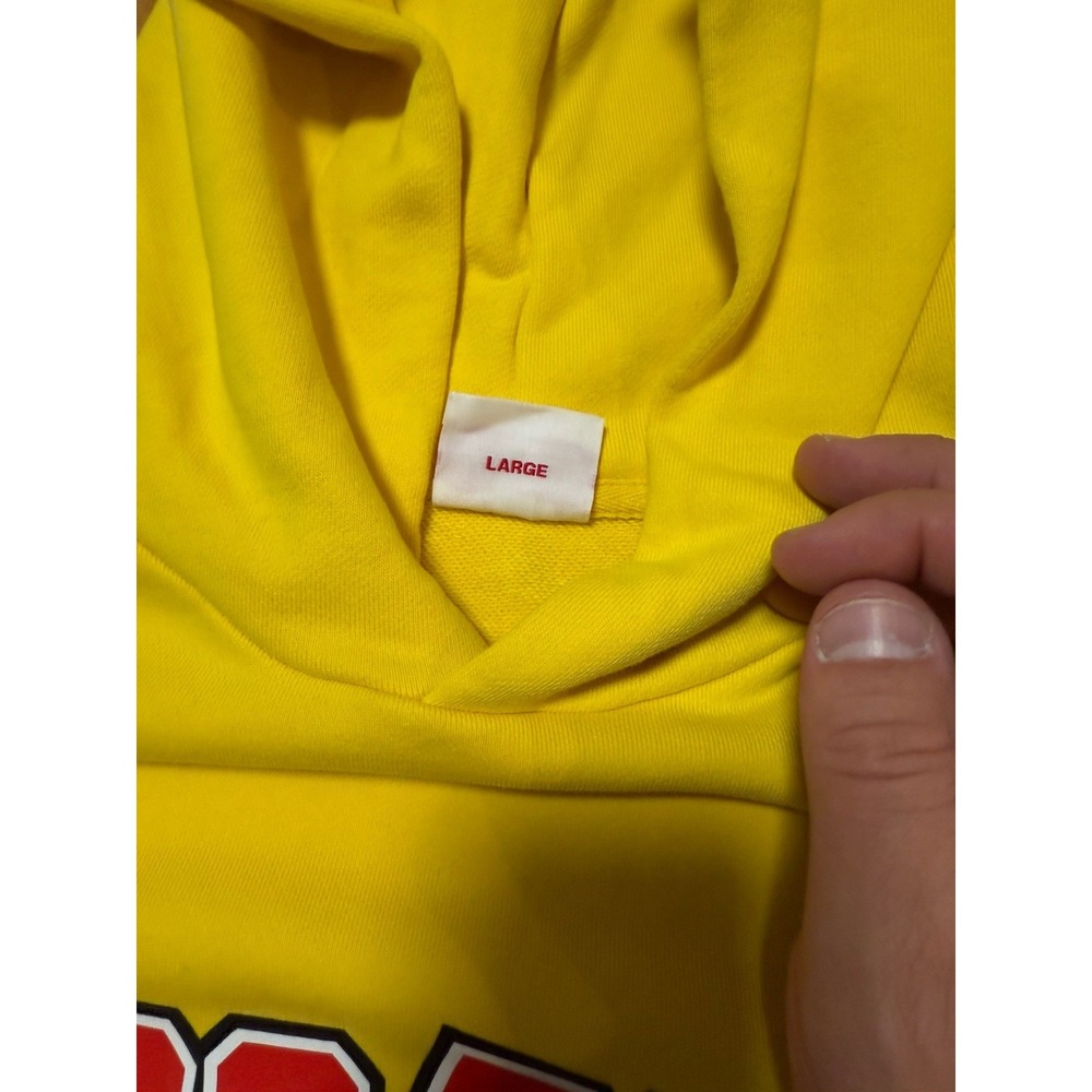 Bloody Sunday Men's Yellow Dog  Sport Hoodie Size Large New With‎ Out Tags - Picture 4 of 7